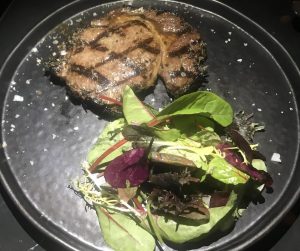 Beef cooked in a josper