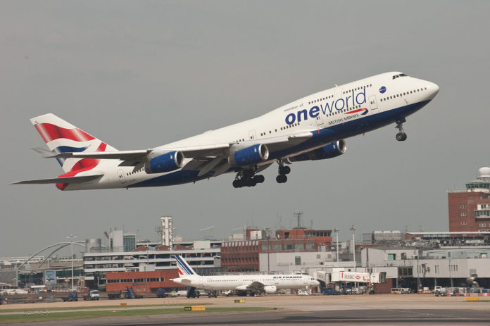 British Airways Boeing 747 London Heathrow British Airways Boeing 747 London Heathrow