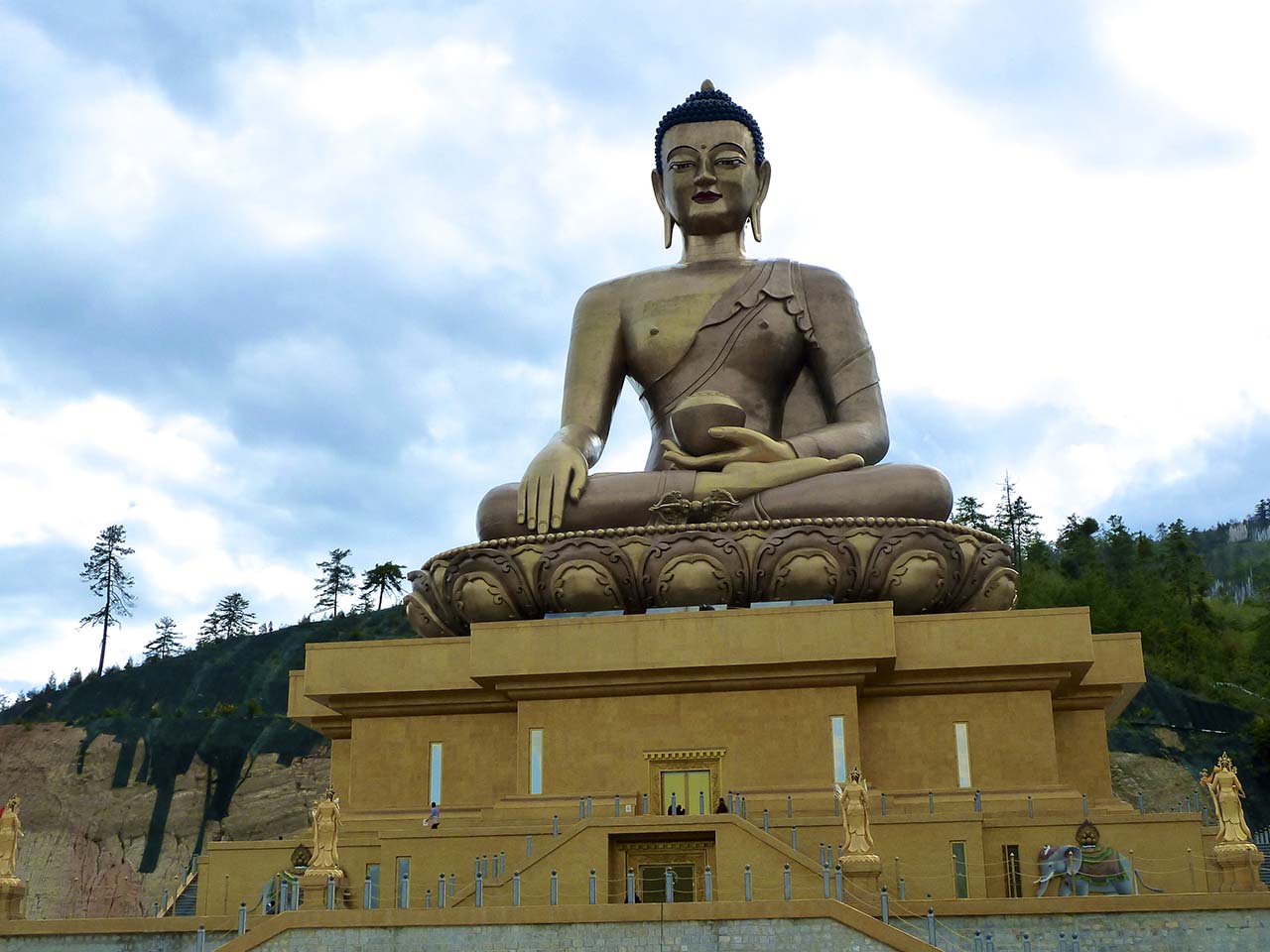 The Colossal Dordena Buddha In Thimphu