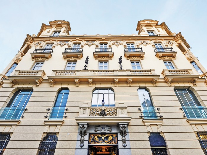 A former palace - Urso hotel facade.