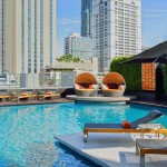 Rooftop swimming pool during Westin Grande Sukhumvit Bangkok