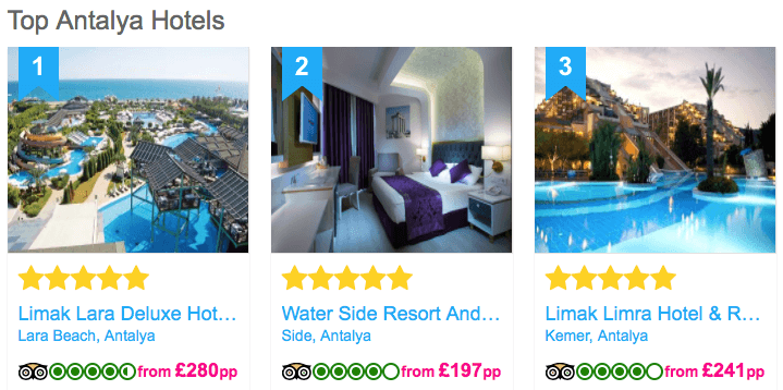 loveholidays Top Antalya Hotels