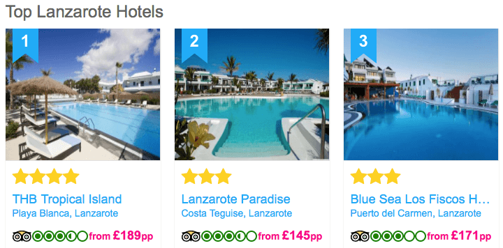 loveholidays Top Lanzarote Hotels