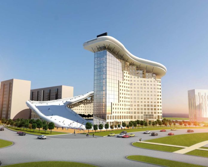 Slalom House, Astana, Kazakhstan Slalom House, Astana, Kazakhstan