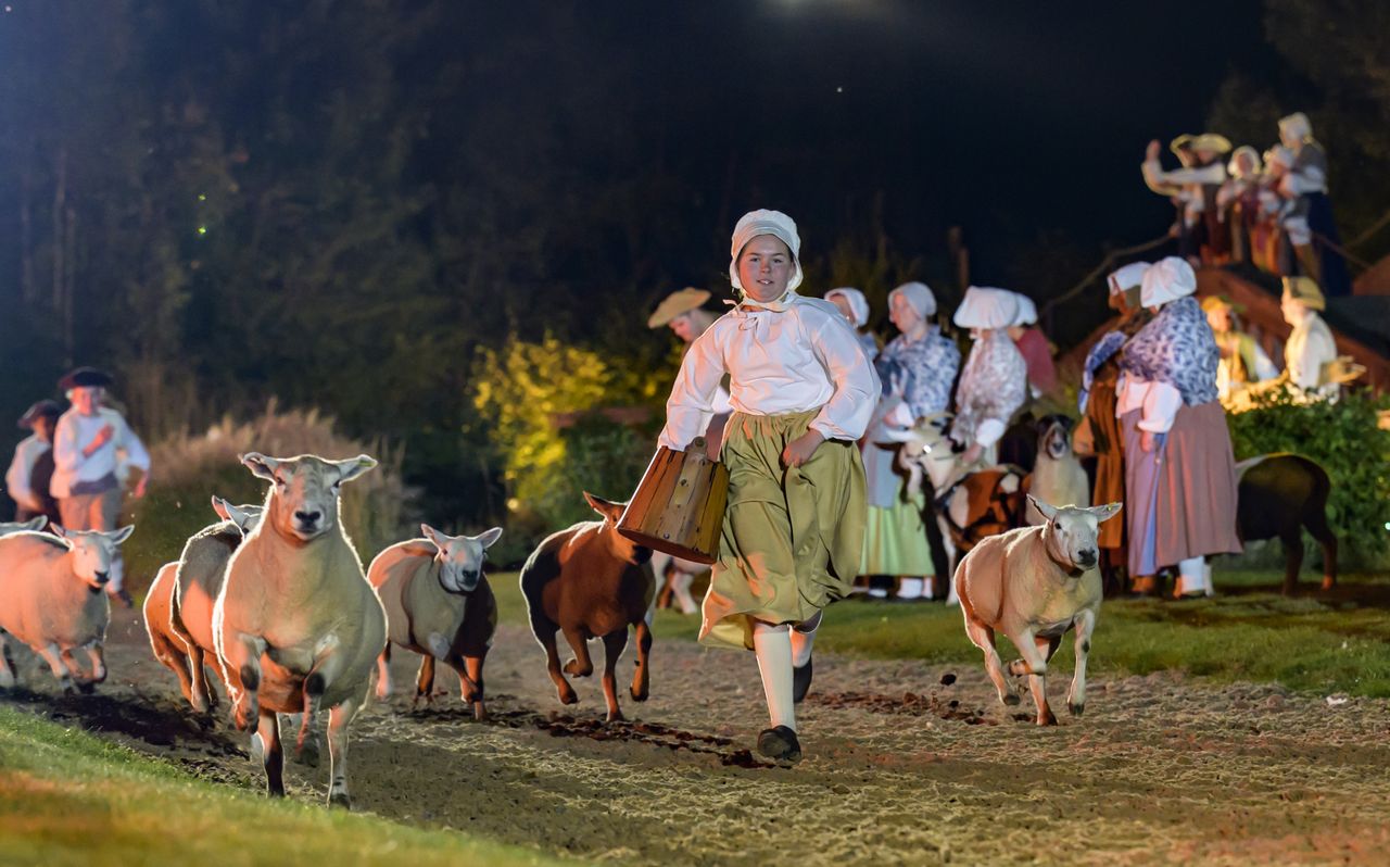 Kynren. A Georgian Harvest is Celebrated in the grounds of Auckland Palace. Bishop Auckland, Co Durham.