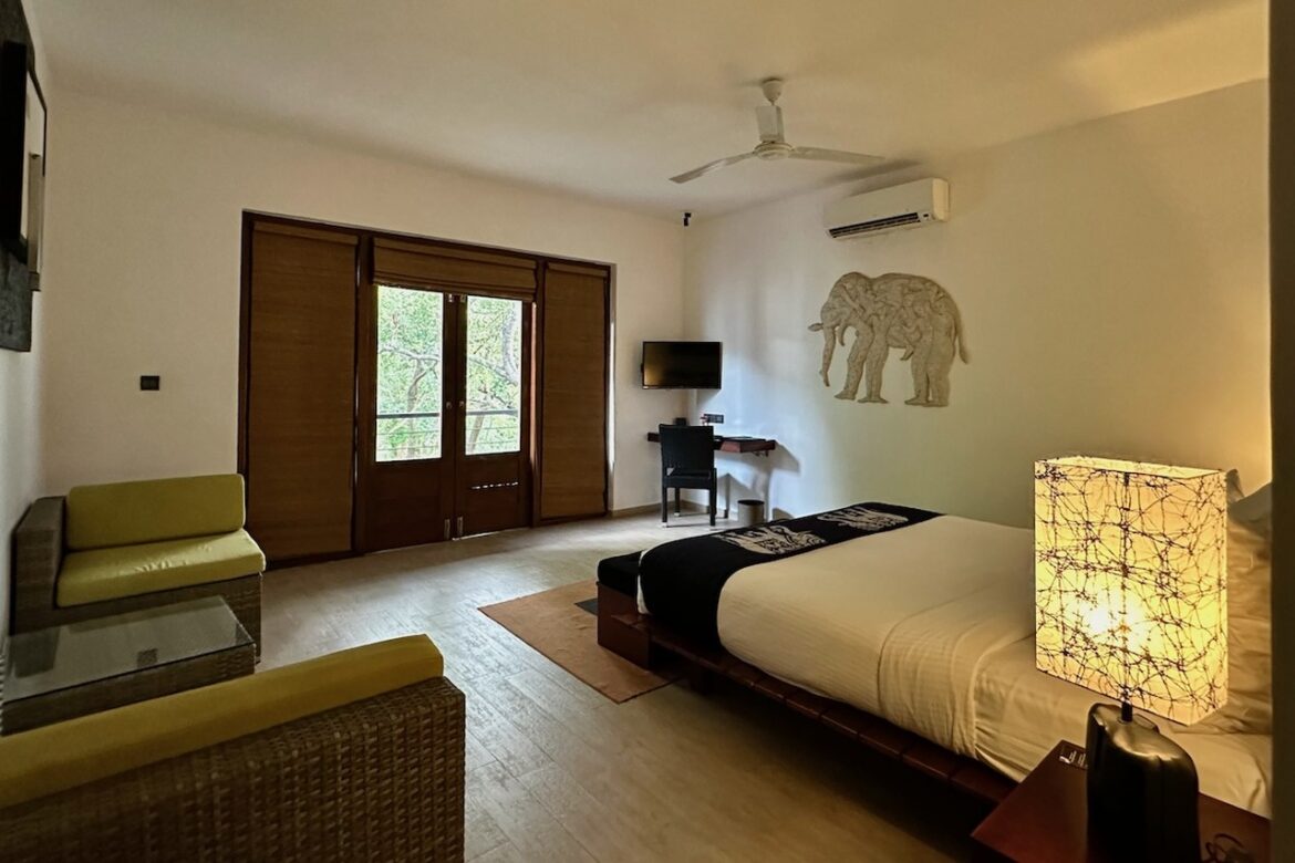 A Deluxe Room at Aliya Resort and Spa , Sigriya in Sri Lanka