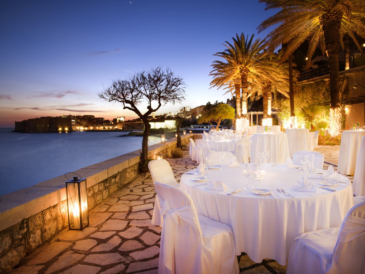 Palm Terrace at Hotel Excelsior Dubrovnik 