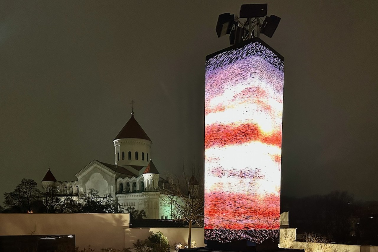 ARTEFAKTAS by Tomas Stonys at Vilnius Light Festival 2024