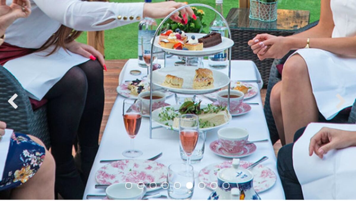 Afternoon Tea with Champagne for 2 in The Domes At London Secret Garden