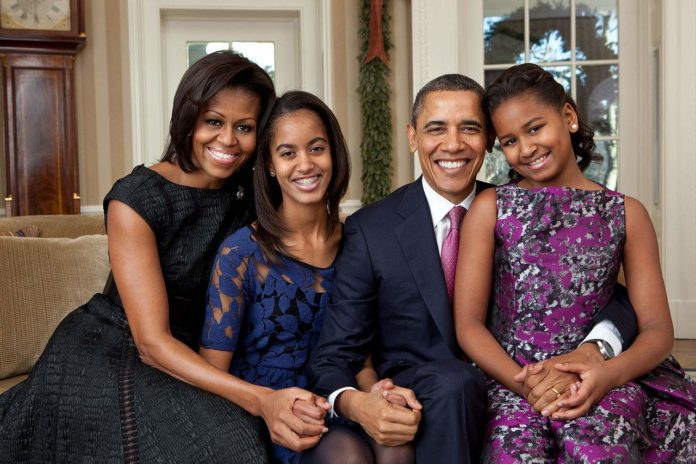 Barack Obama family portrait Barack Obama family portrait