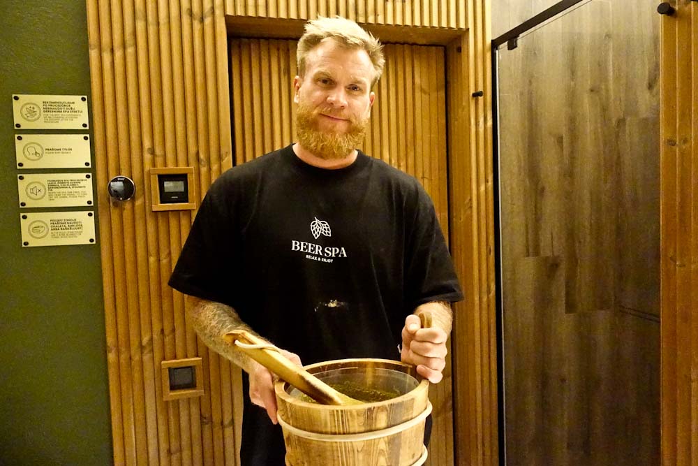 Beer Spa Attendant