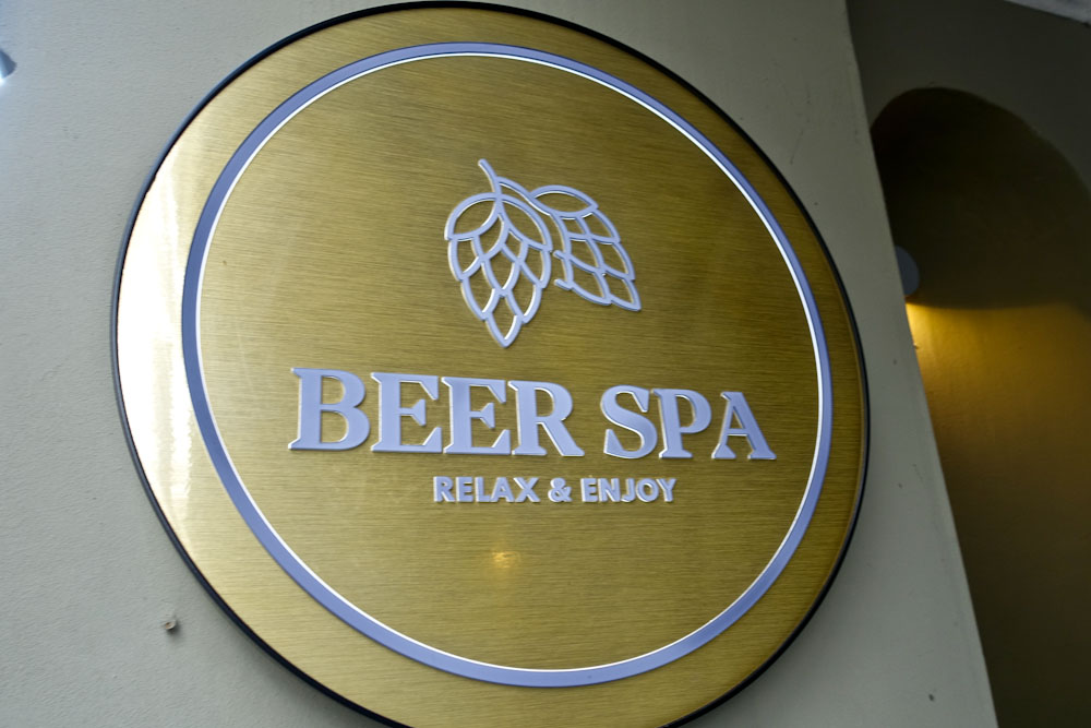 Beer Spa Sign