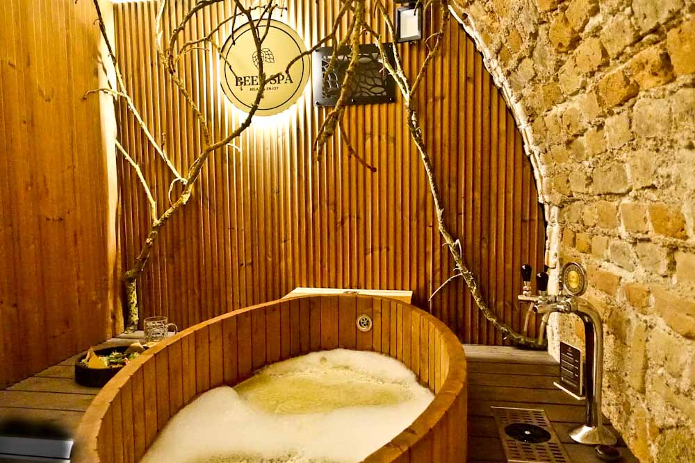 Beer Spa bath 1
