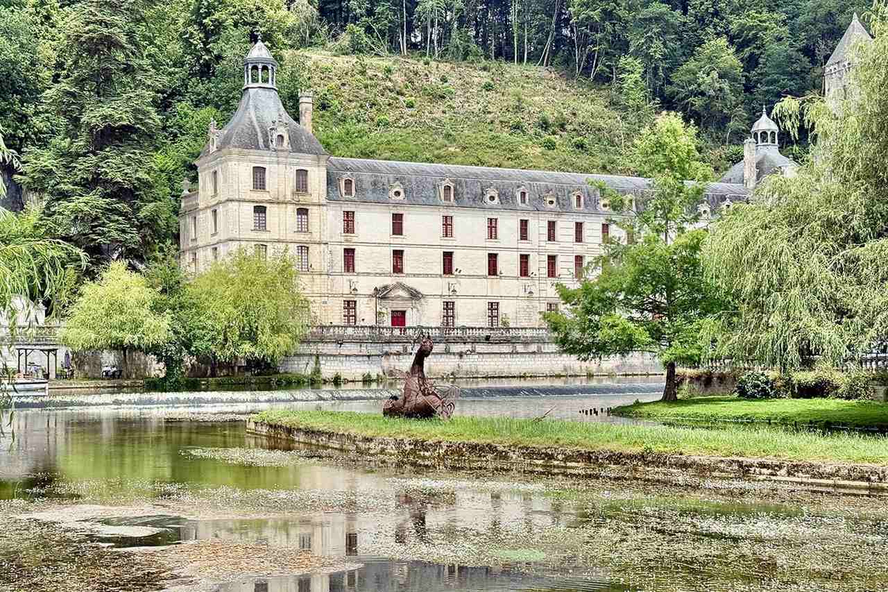 Benedictine Abbey in Brantôme in the Dordogne, France