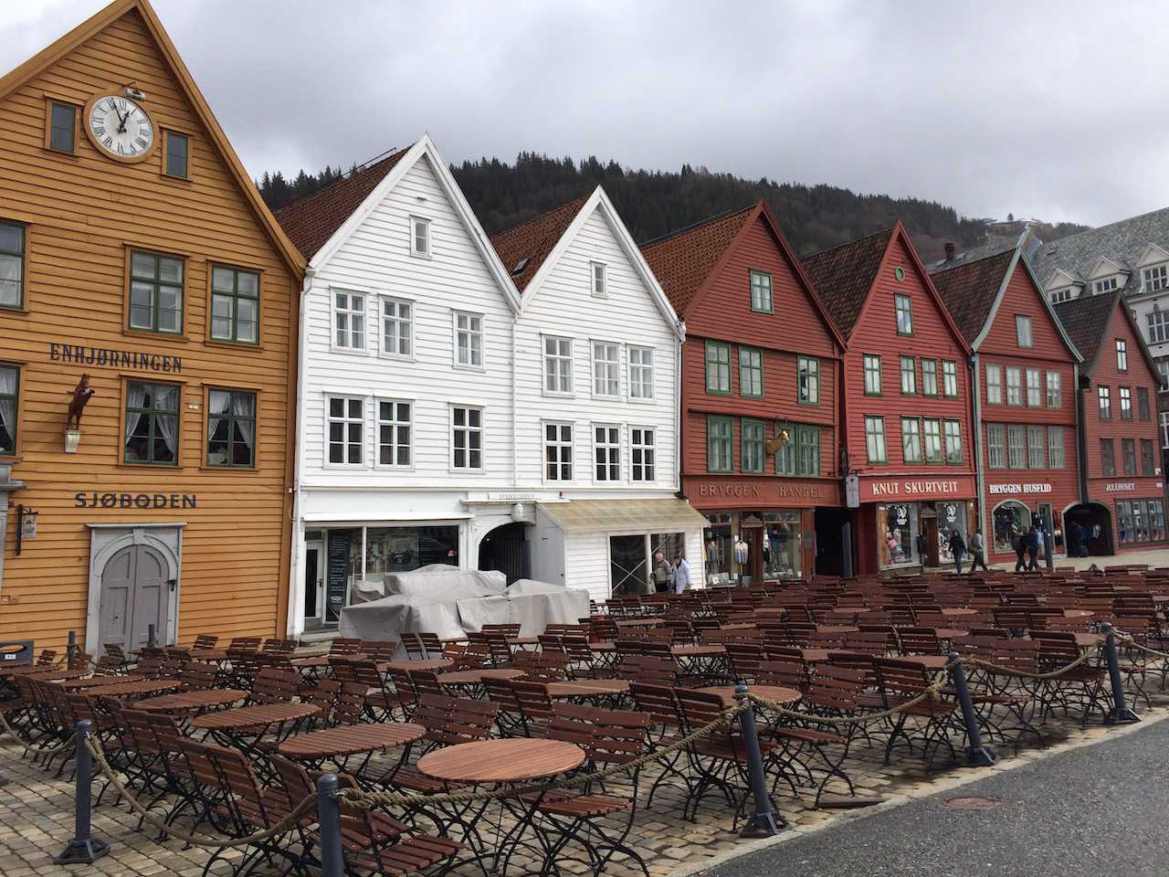 Bryggen harbour, Bergen