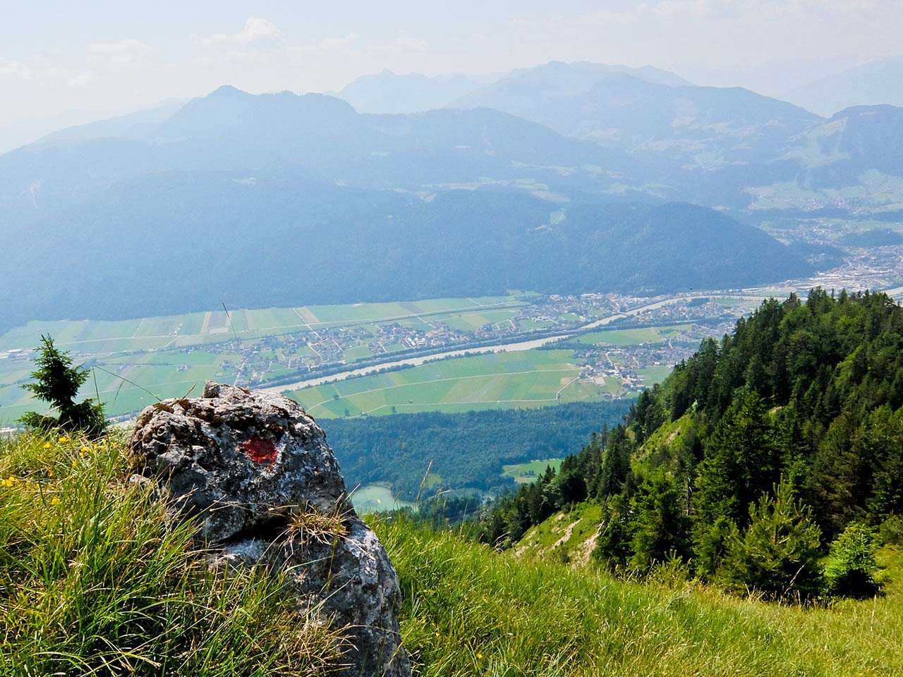 Brandenberg Alps, Tyrol - Kramsach and River Inn