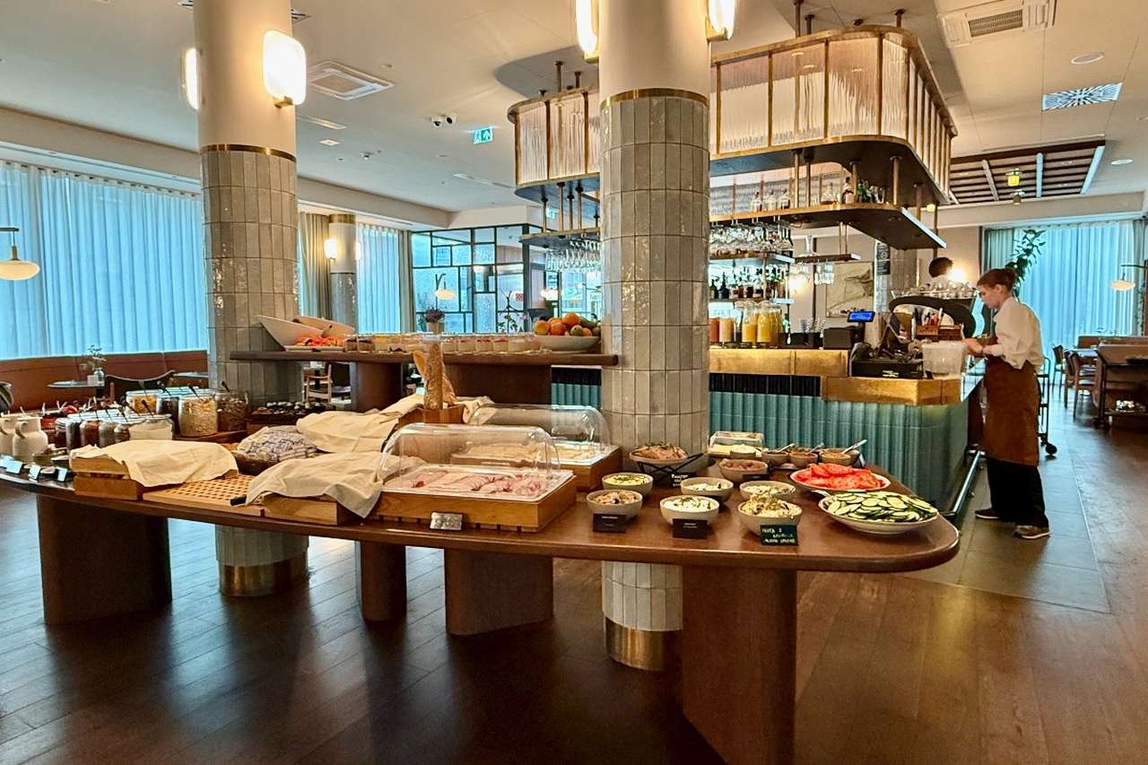 Breakfast Buffet at the Puro Hotel in Poznan