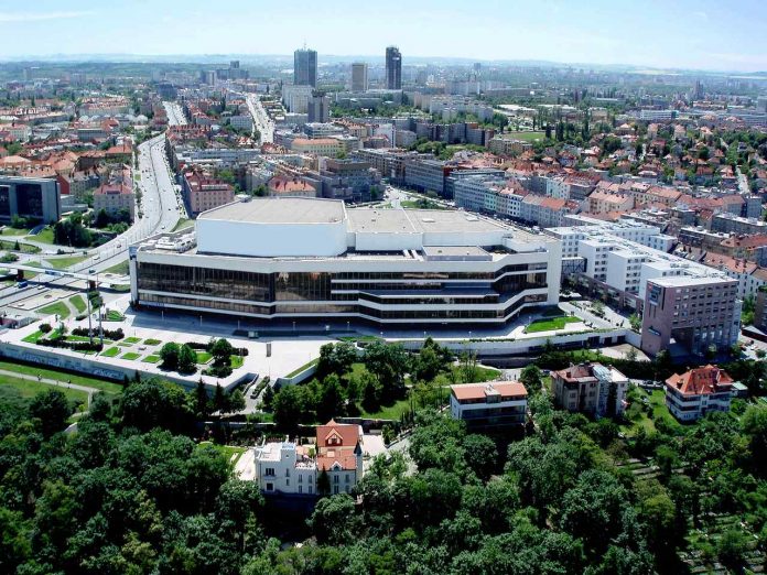 Building of the Prague Congress Centre_courtesy of PCC Building of the Prague Congress Centre_courtesy of PCC