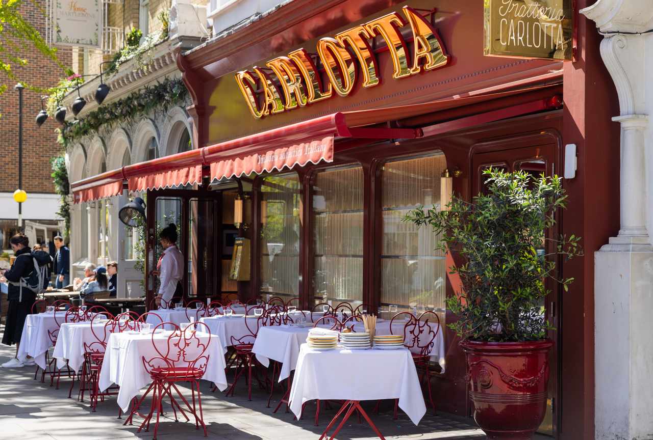 Carlotta Italian Restaurant in Marylebone Village