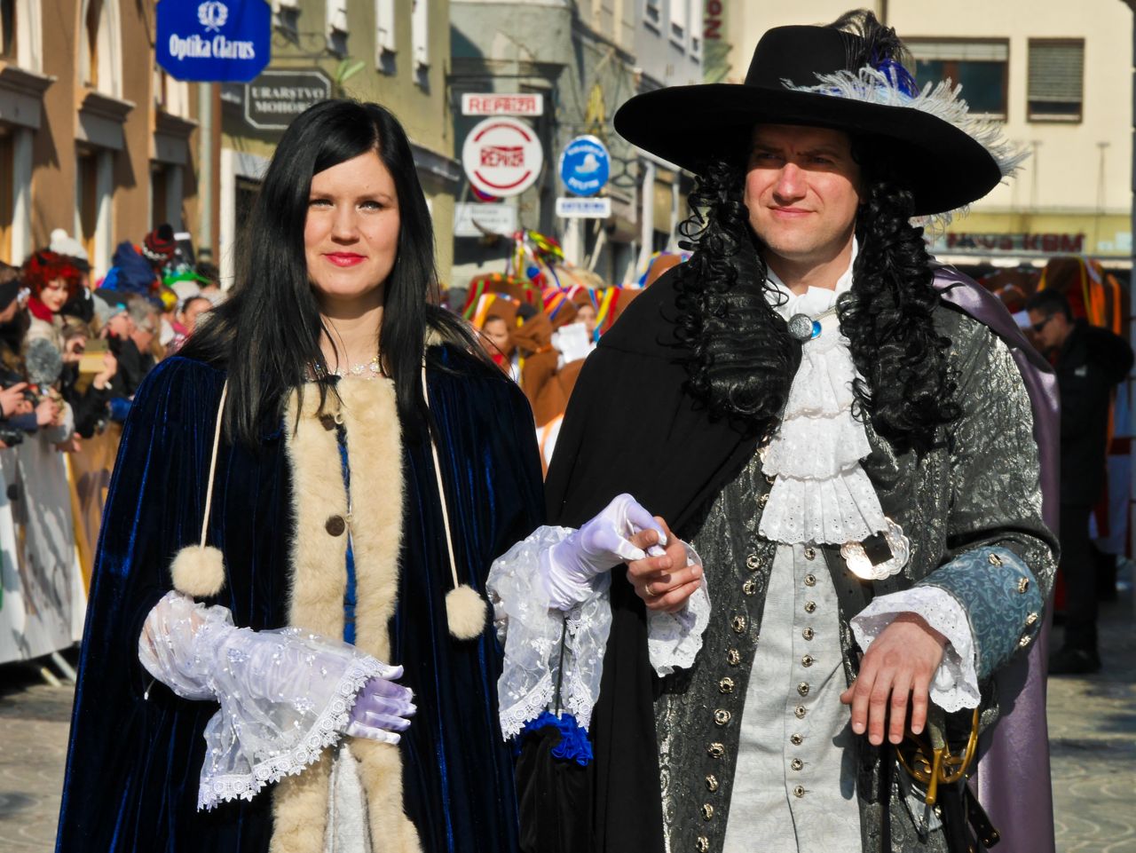 Kurentovanje - Carnival Prince and Princess