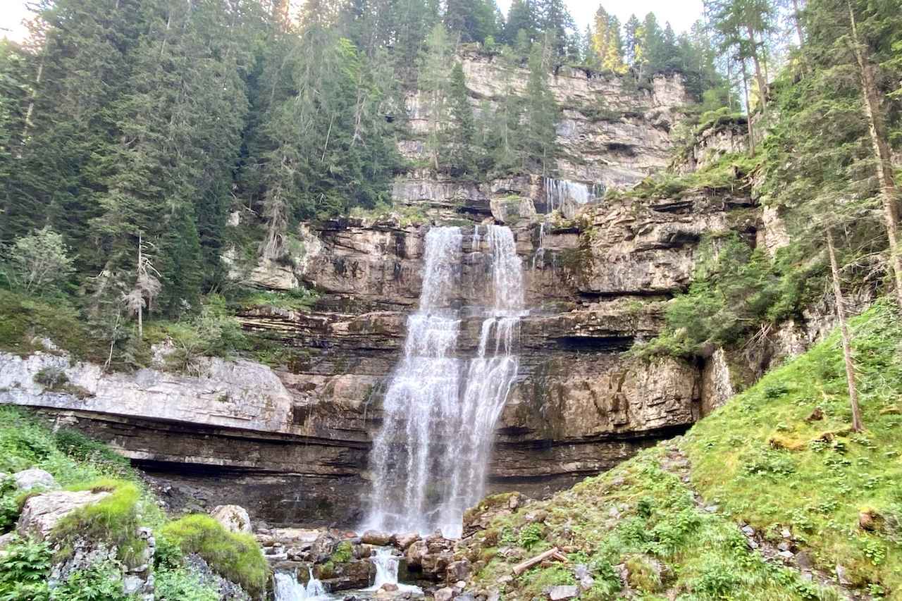 Cascata di Mezzo, Vallesinella, Madonna di Campiglio in Italy