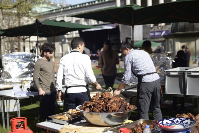 Central Asian Spring Festival - street food Central Asian Spring Festival - street food