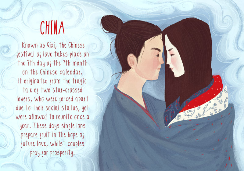 تقاليد عيد الحب من جميع أنحاء العالم: الصين