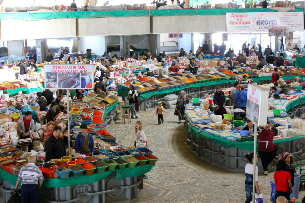 سوق تشورسو ، طشقند ، أوزبكستان