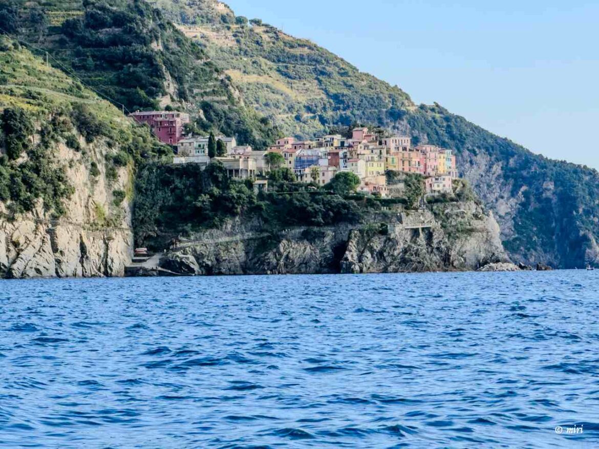 Cinque Terre from the sea c Cinque Terre Riviera