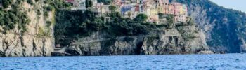 Cinque Terre from the sea c Cinque Terre Riviera