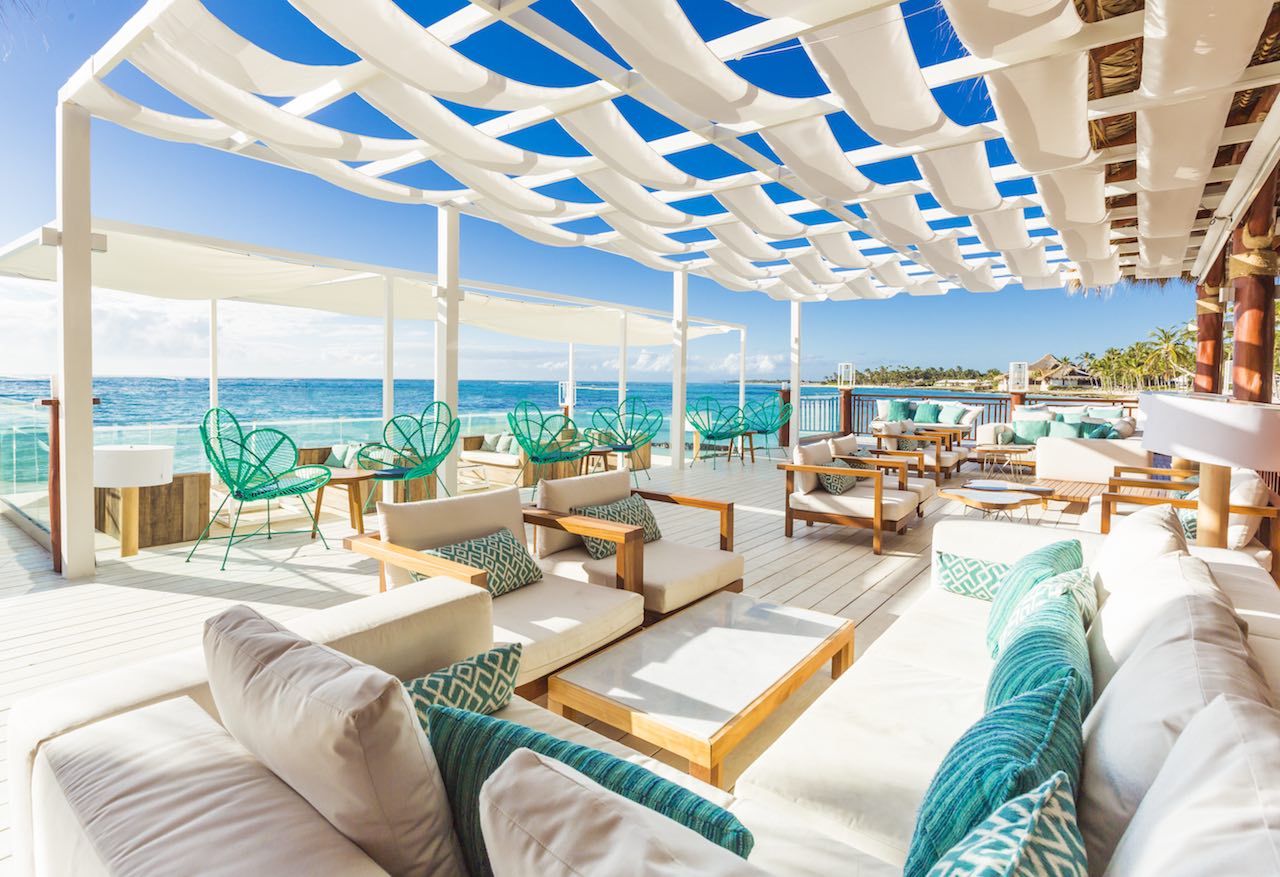 ClubMed Punta Cana - beachside lounge