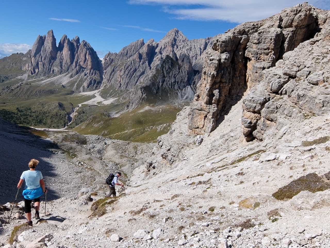 Crown of Gardena - Descending from Forces de Siëles