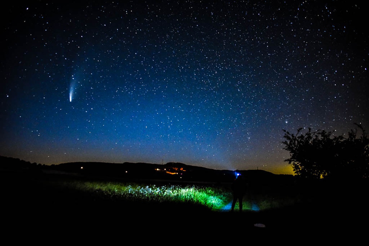 Cambrian Mountains at night