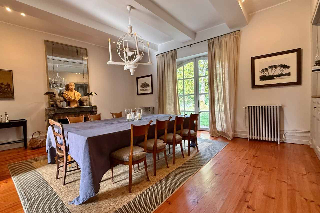Dining Room at La Chartreuse in La Chartreuse des Ormeaux, the Dordogne