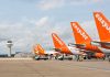 Easyjet halves cabin baggage allowance for the cheap seats Easyjet grounds flieet
