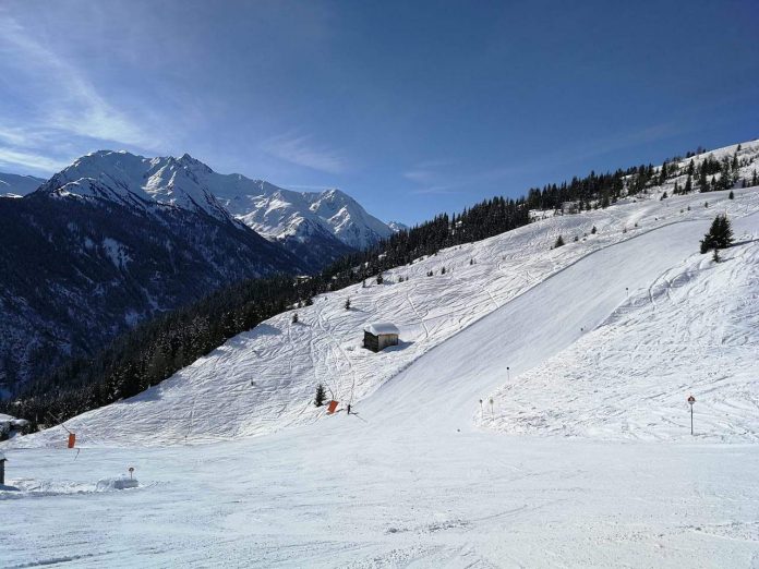Empty slopes at Kappl Empty slopes at Kappl