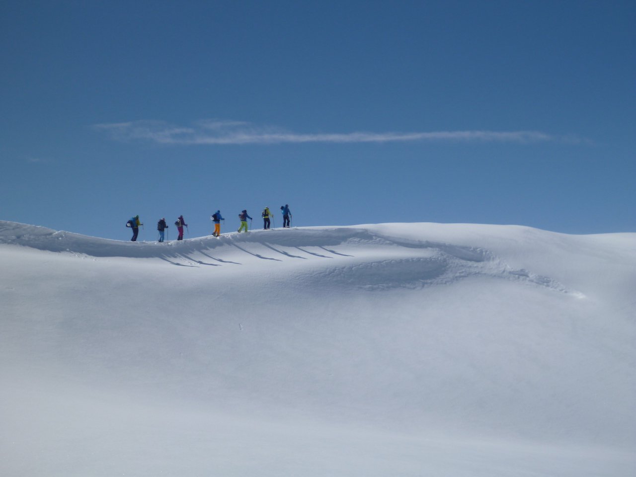 Endless powder in Sainte Foy