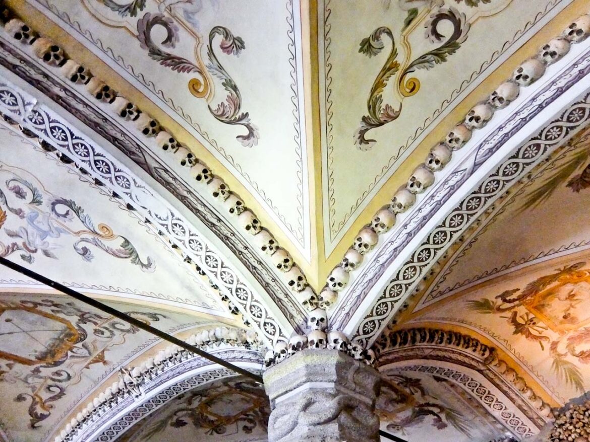Evora Chapel of Bones Ceiling