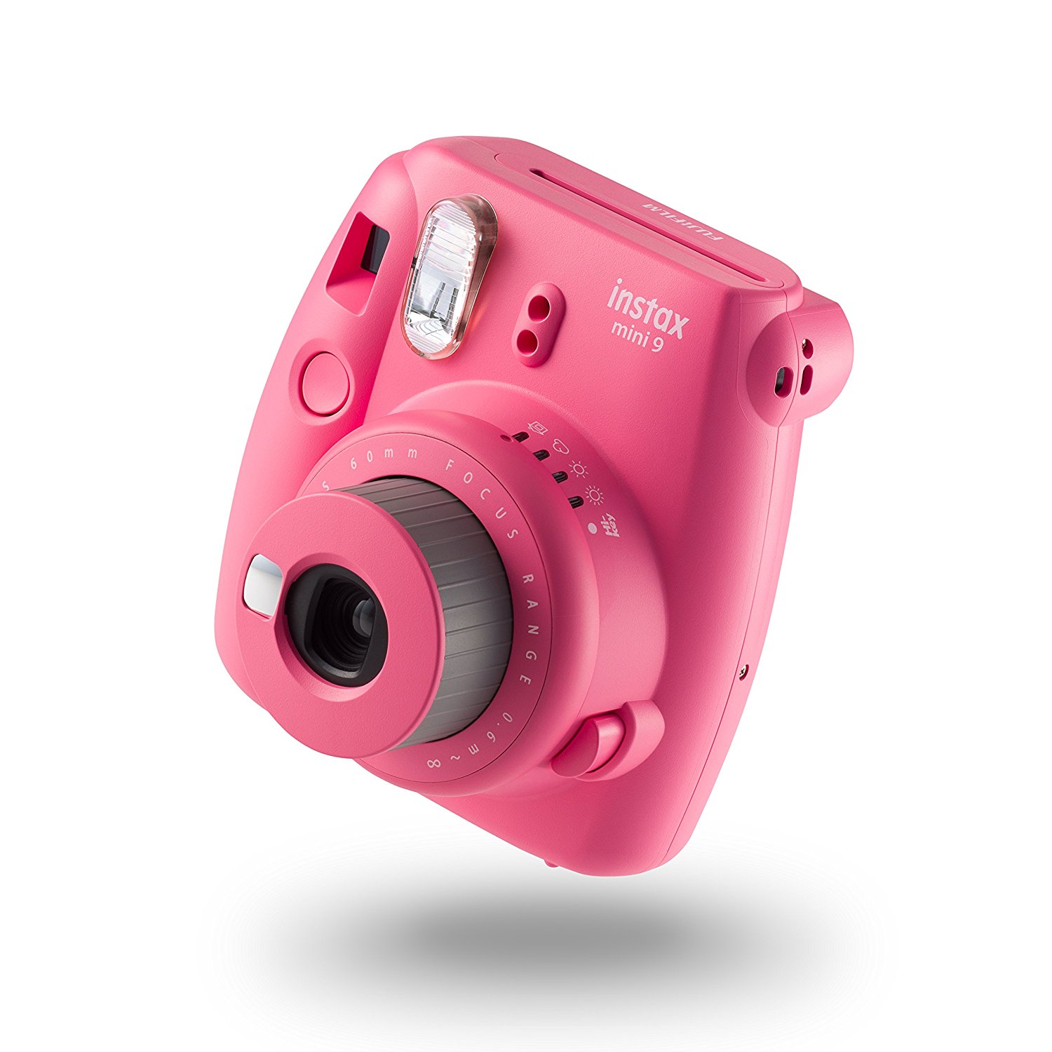 FUJI instax Mini 9 Camera with 10 Shots - Flamingo Pink