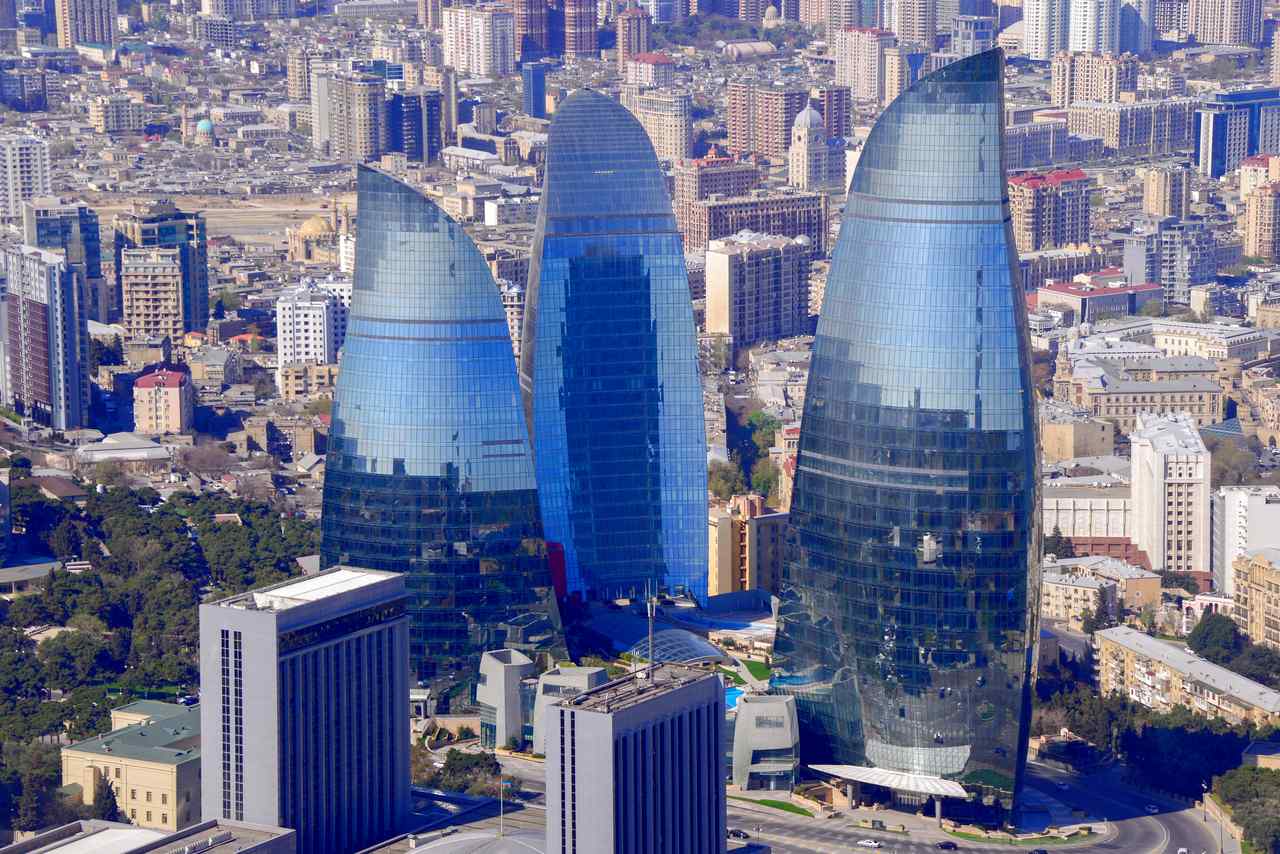 Trio of Flame Towers, Baku