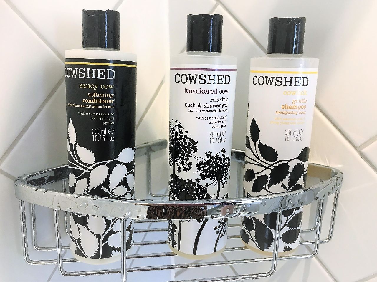 ull sized Cowshed toiletries at The Ginger Pig