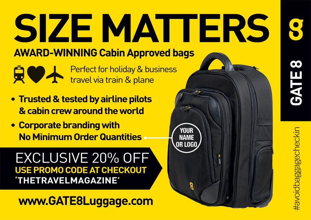 GATE8 luggage 20% off
