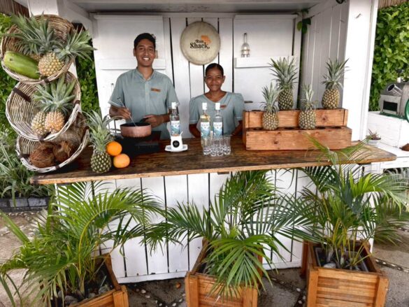 Gin class with Rohit at Veranda Paul et Virginie
