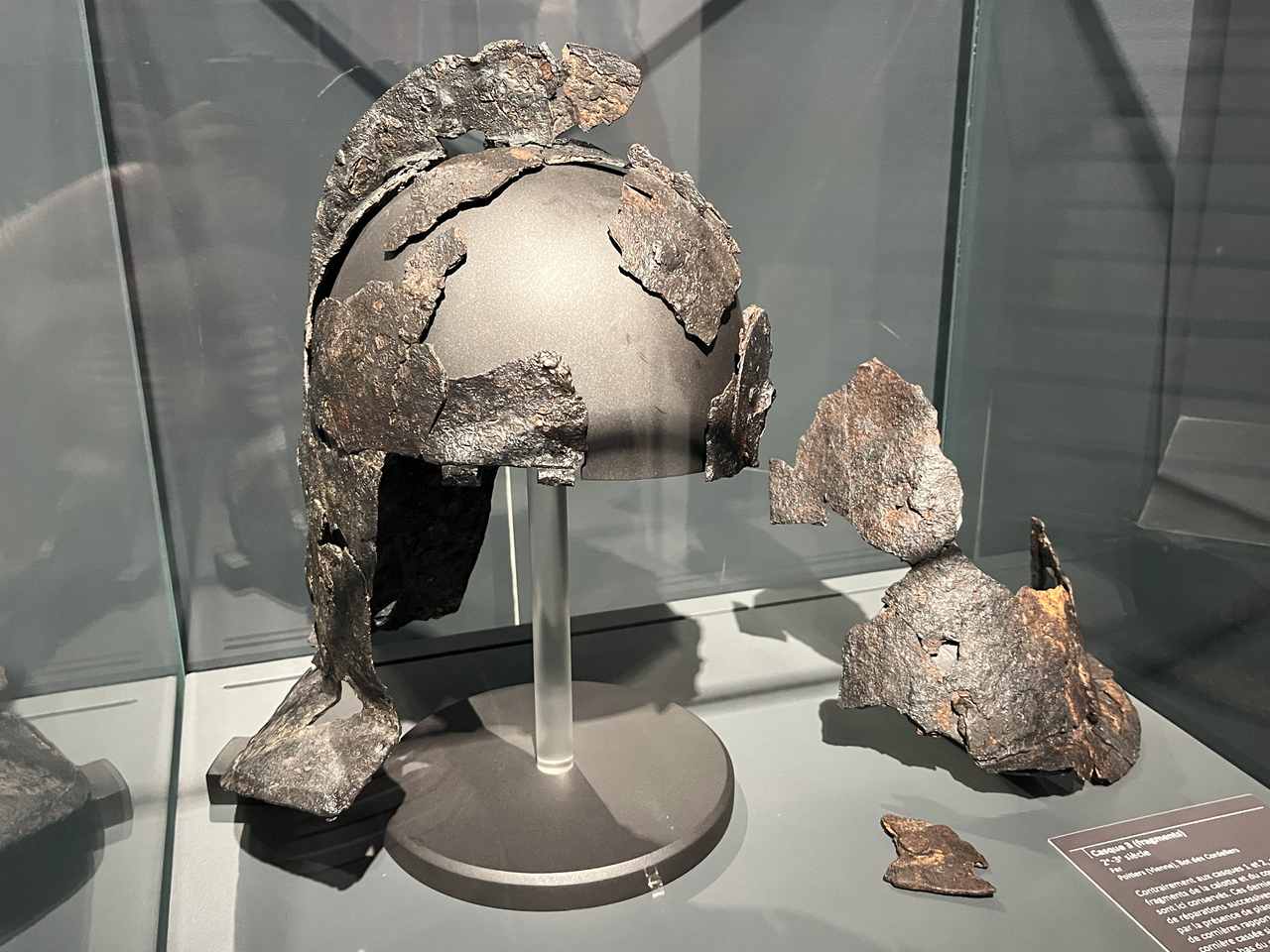 Gladiator helmets, Sainte-Croix Museum, Poitiers, France