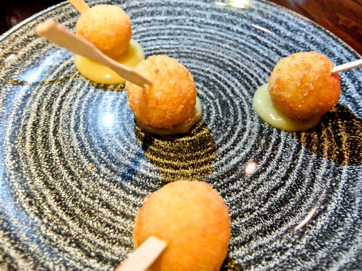 Goat Cheese Lollipops