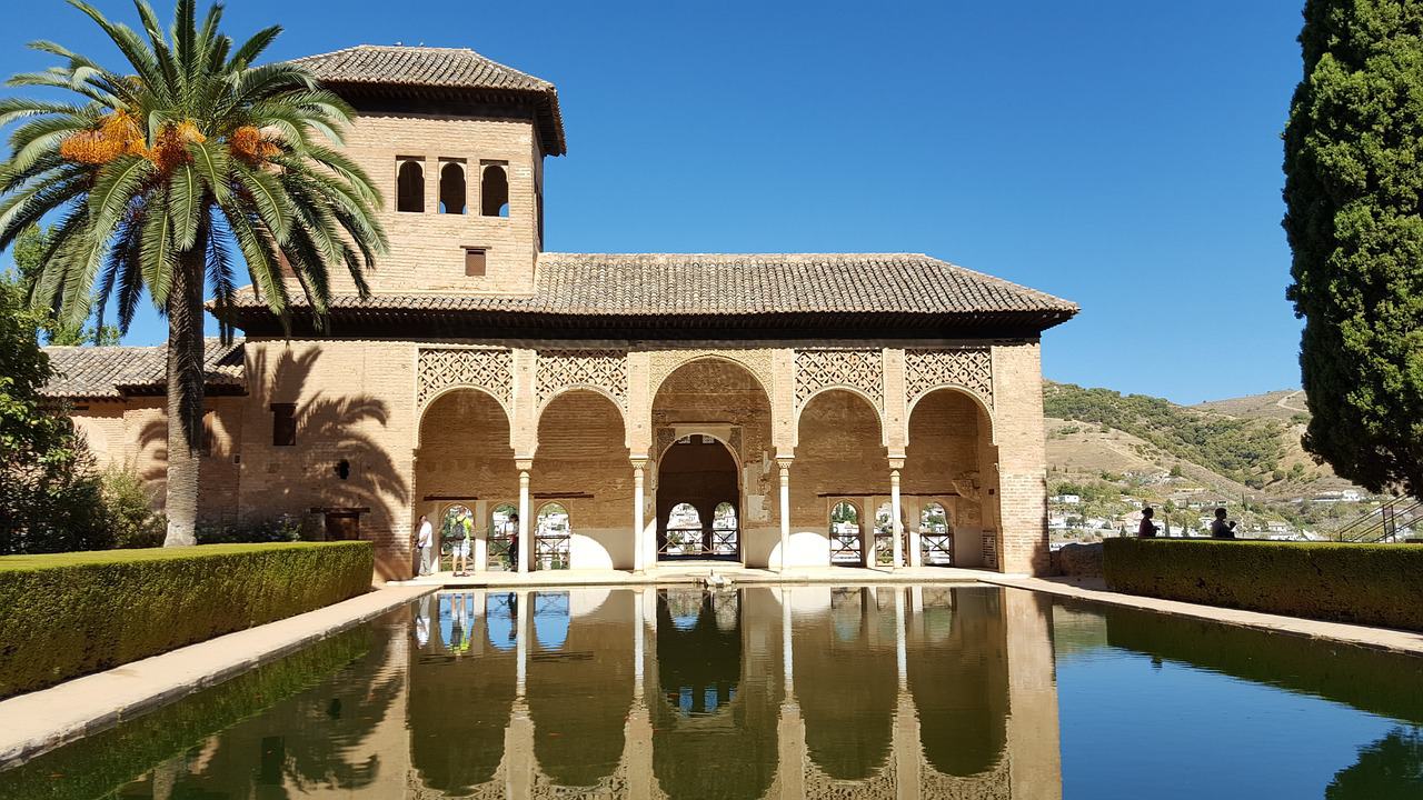 The Alhambra palace and fortress complex in Granada