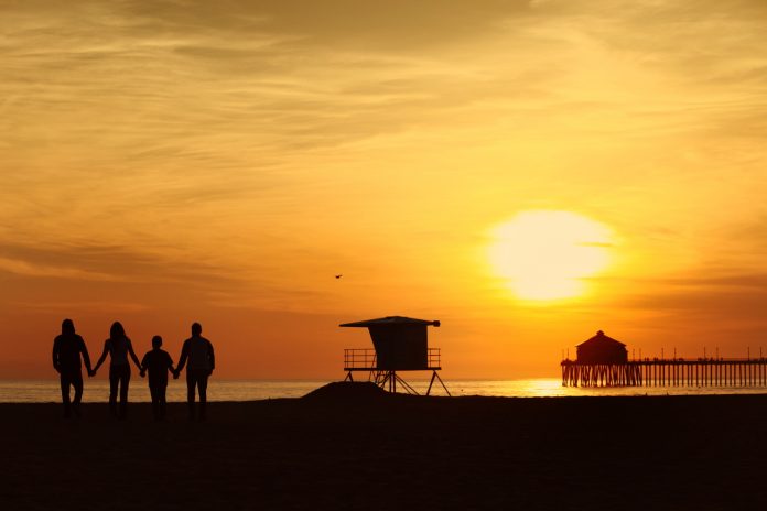 Huntington Beach sunset