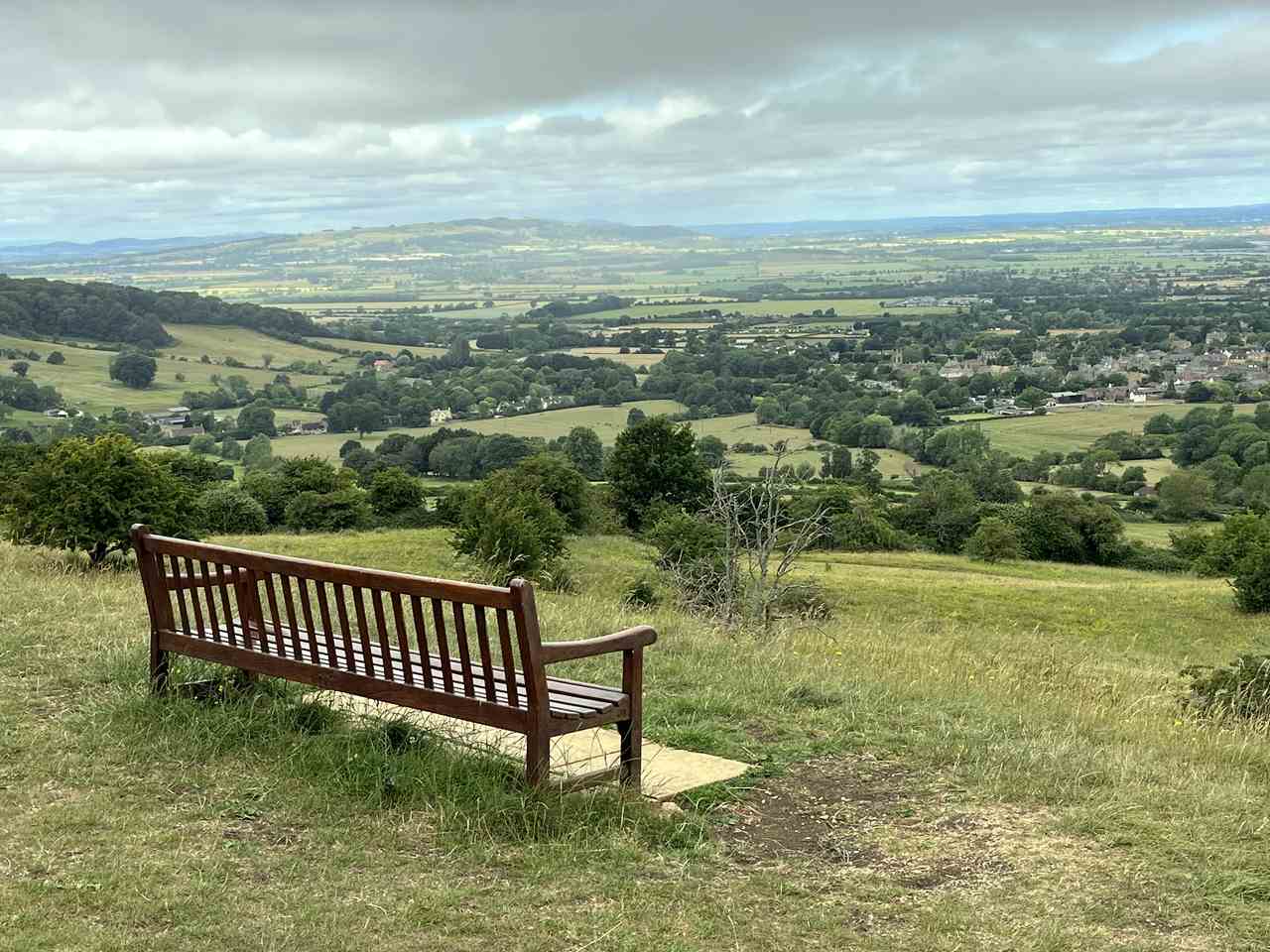 Looking towards the Malvern Hills