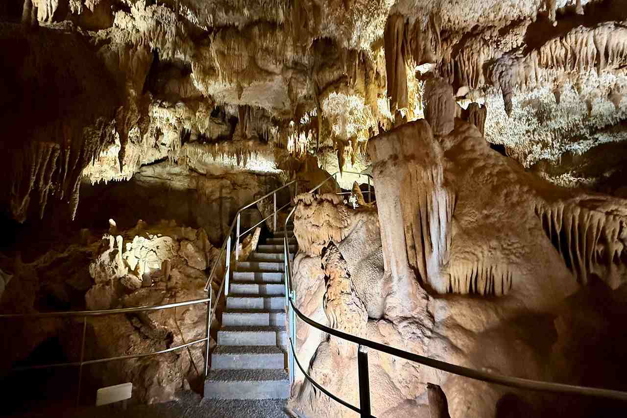 Inside Villars Cave in the Dordogne