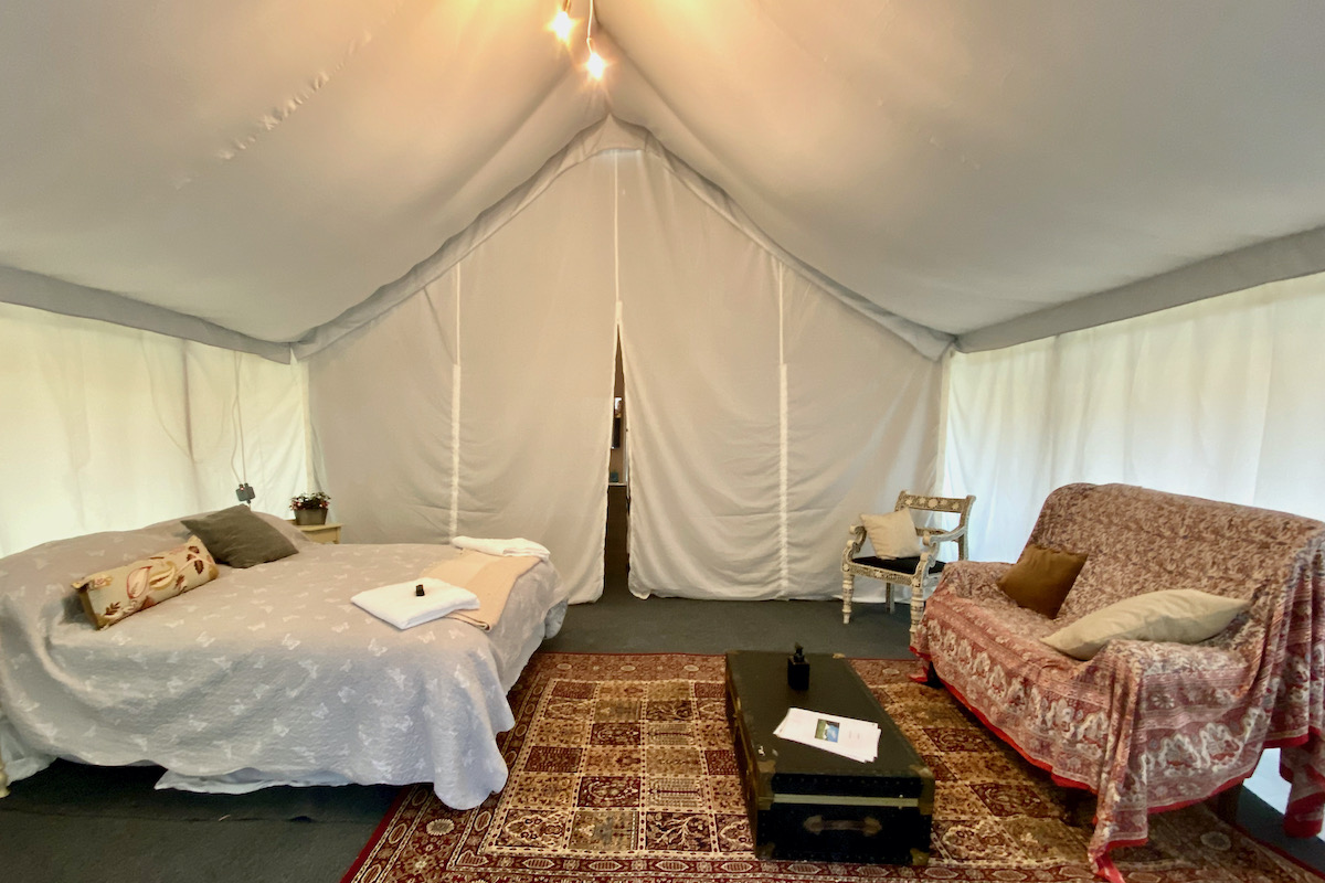 Glamping Review: Pop Up Campsite, Somerset